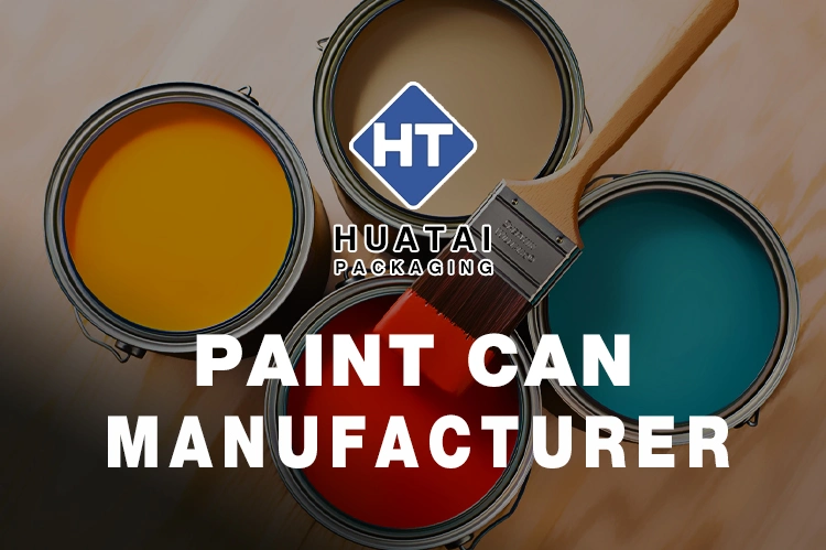 Empty Pint Metal Can Unlined for Solvent Based Paint Packaging Custom Lithograph Acceptable