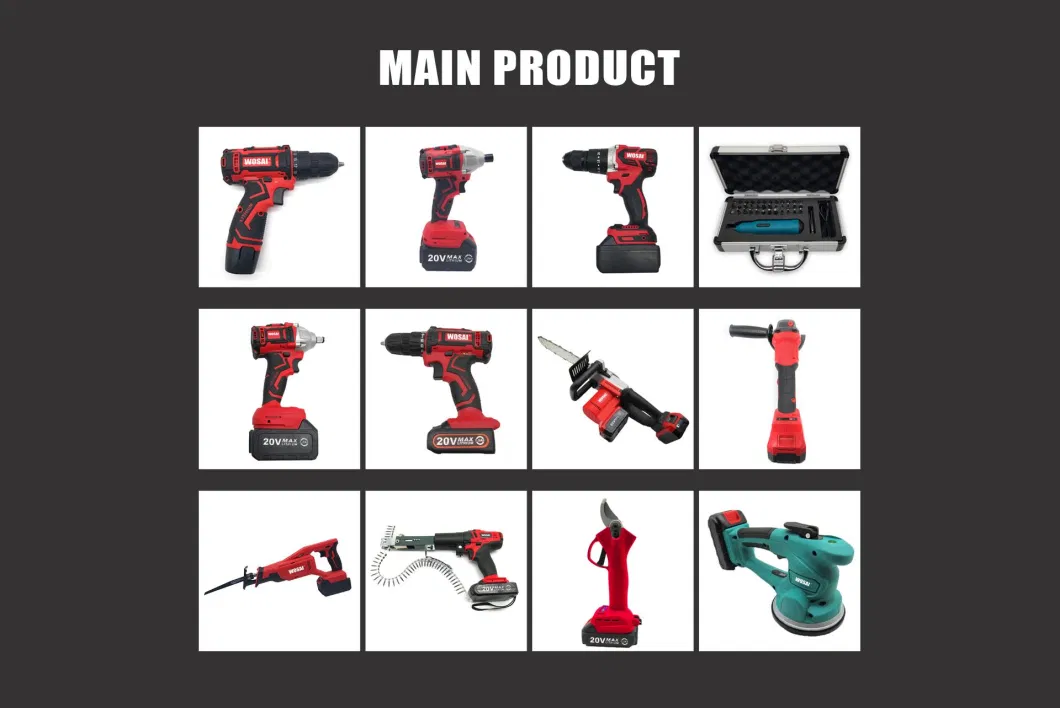 12V Hand Household Wood Metal Made in China Hardware Cordless Taladro Electric Power Tools