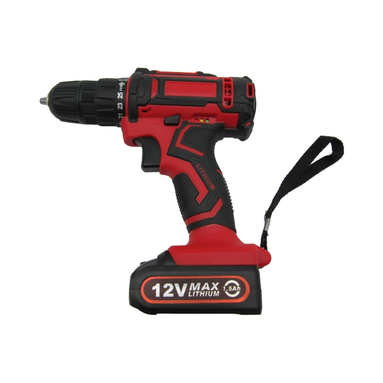 12V Hand Household Wood Metal Made in China Hardware Cordless Taladro Electric Power Tools