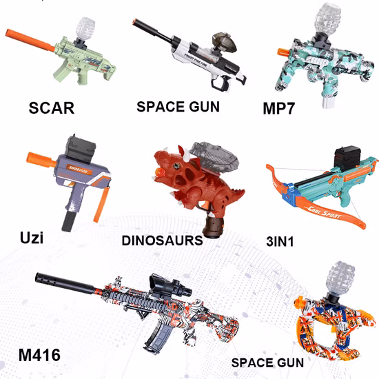 2023 Ready to Ship Gell Blaster Pistola HK416D M416 Akm47 Pistolas De Gel Splatter Ball Gun Gel Blaster Toy Gun